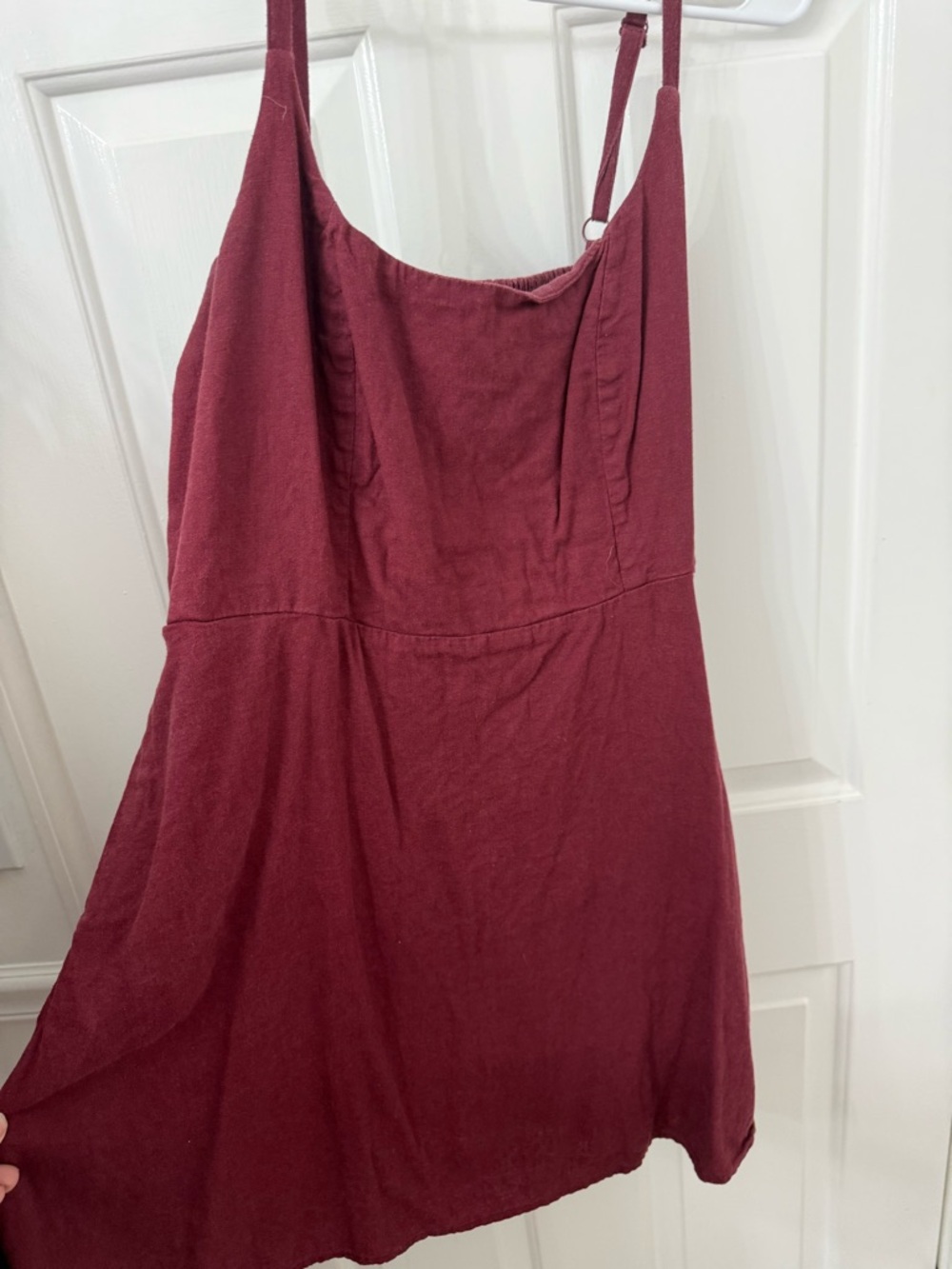 Old Navy Burgundy Sleeveless Mini Dress